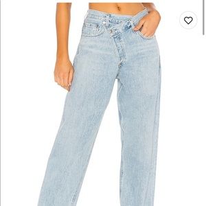 Agolde criss cross jean